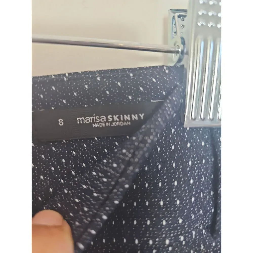 Ann Taylor LOFT Blue Marissa Skinny Trousers Size 8 - Picture 5 of 11